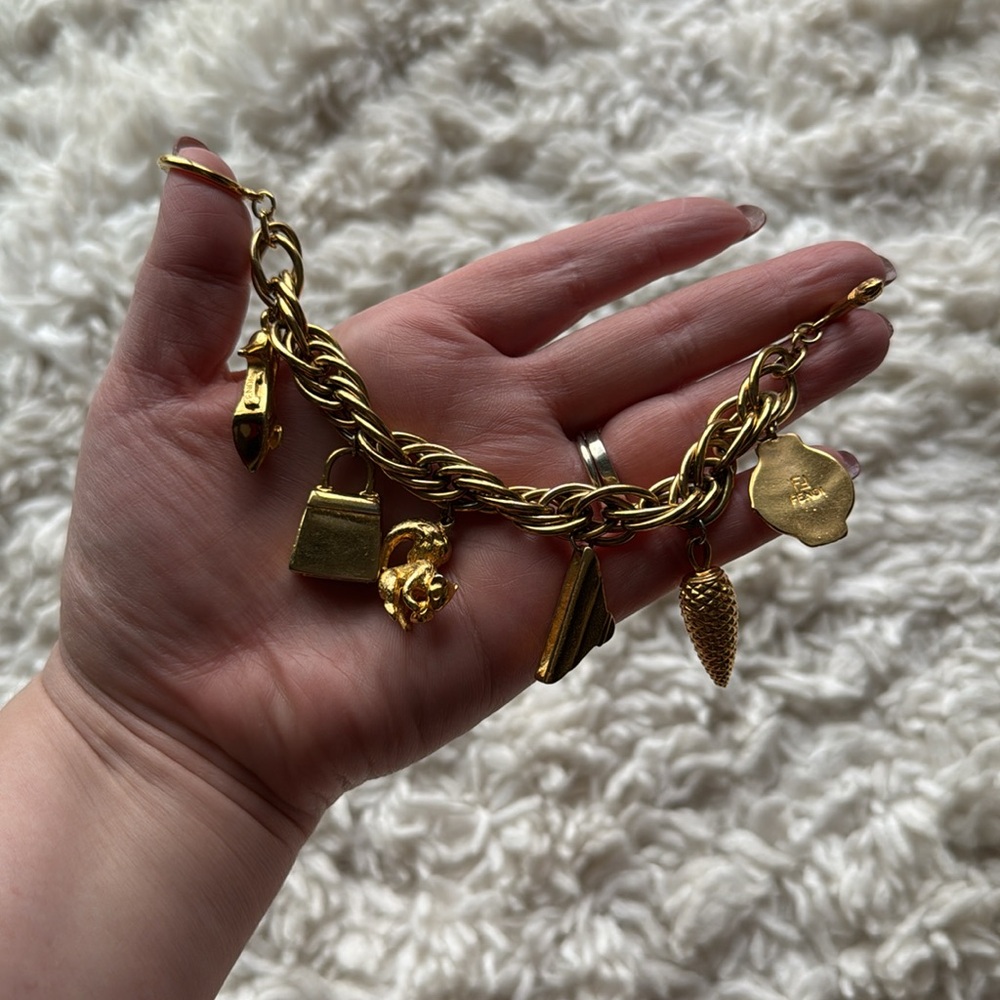 Vintage Fendi Charm Bracelet - Picture 2 of 6